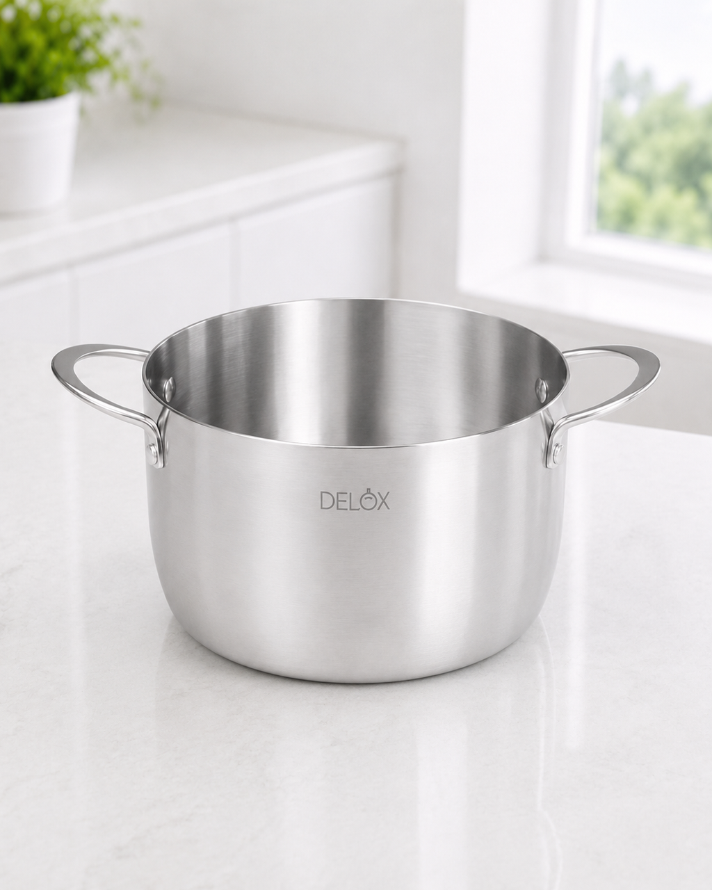 Batterie de Cuisine Inox DELOX Premium – Manche Amovible